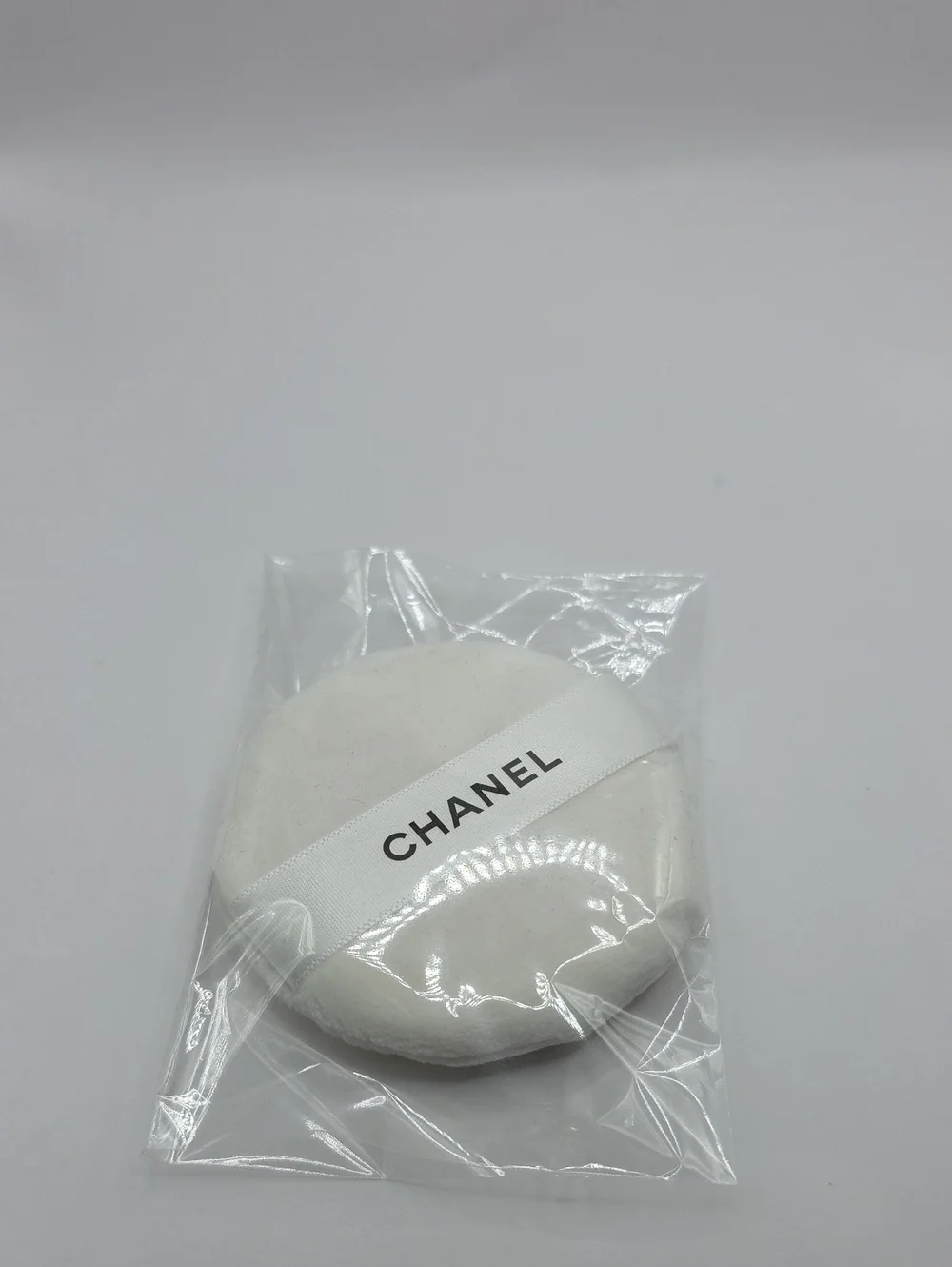 CHANEL White Makeup Powder Puff